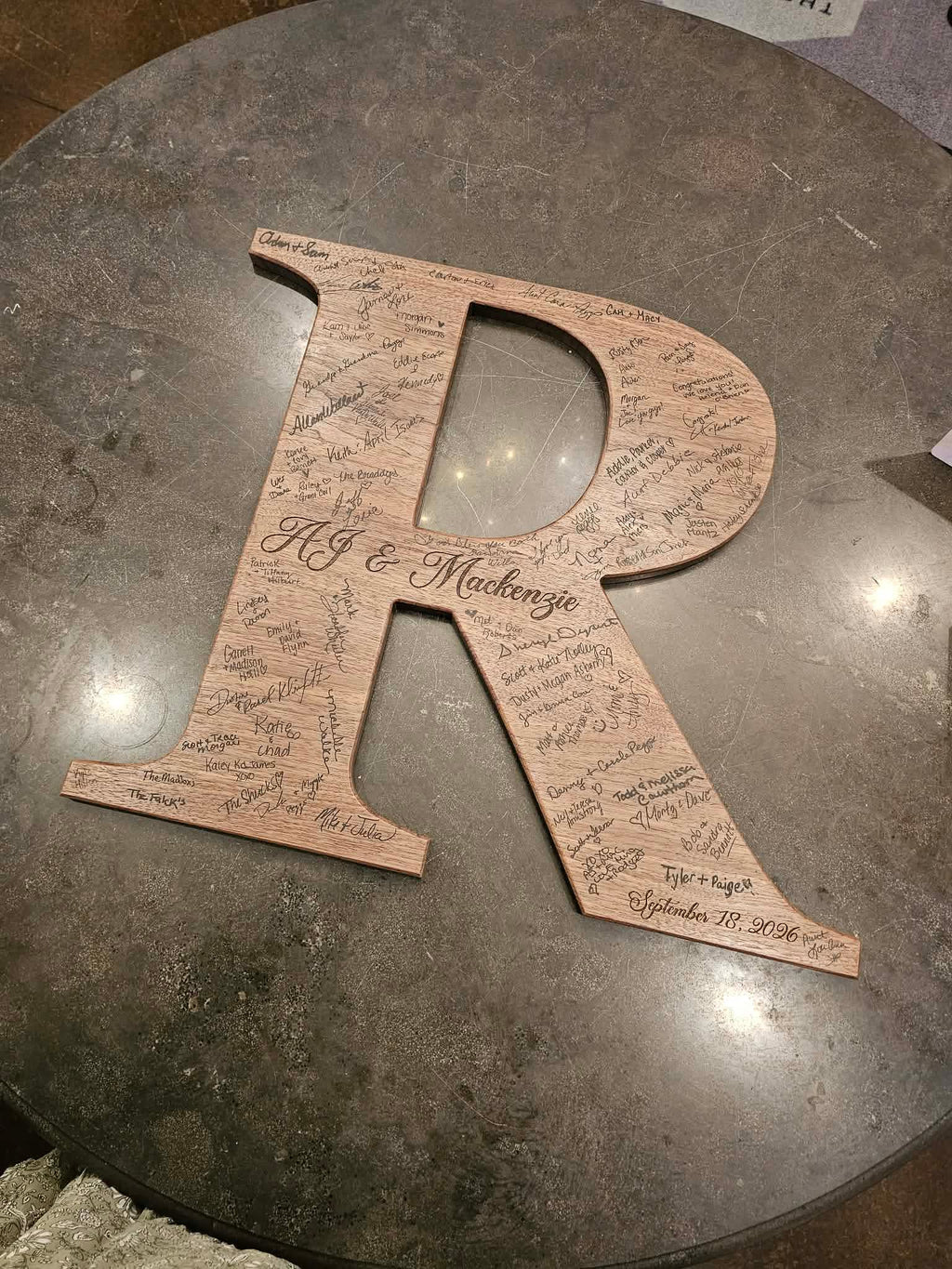 Custom Wedding Sign