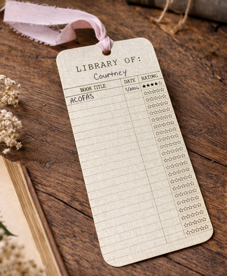 Reading Log Bookmark