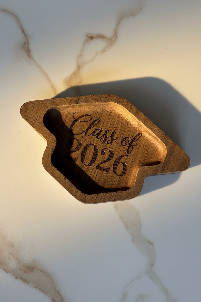 Mini Graduation Cap Tray