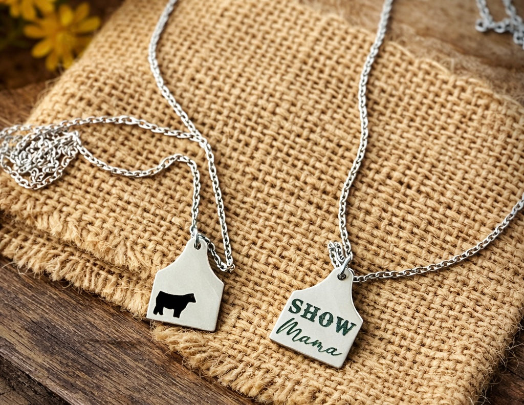 Cow Tag Necklace