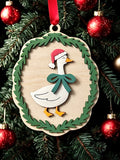 Paint & Pop-Out Christmas Goose Ornament Kit