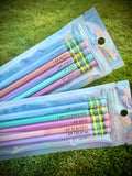 Engraved Positive Affirmation Pencils