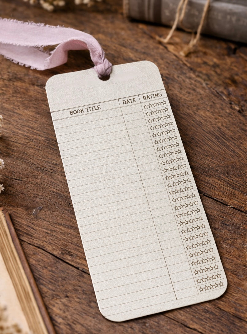 Reading Log Bookmark