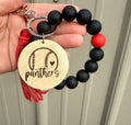 Panthers Baseball Wristlet Keychain